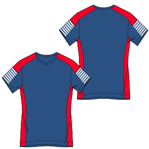 Fashion sewing patterns for MEN T-Shirts Sport T-Shirt 7115
